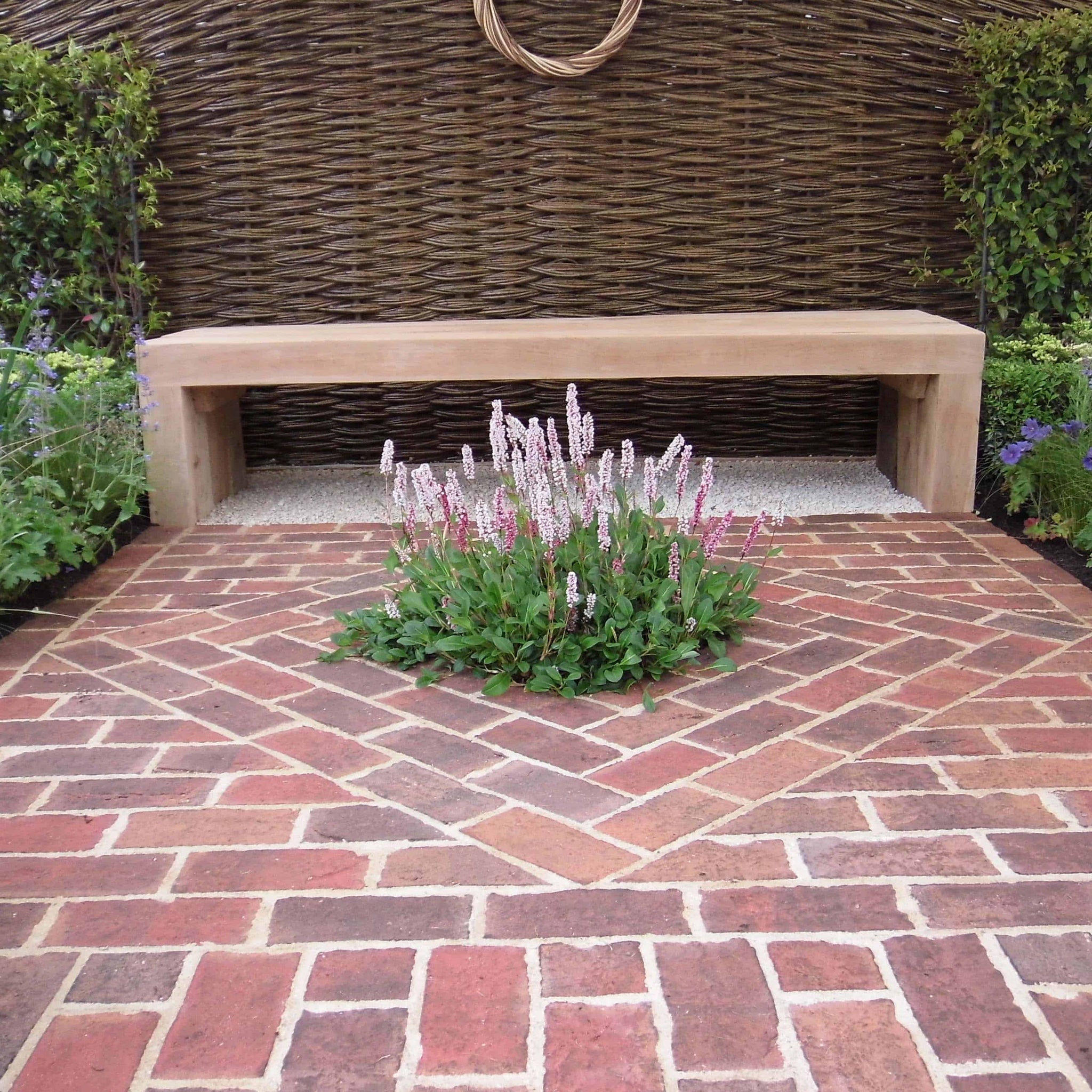 rose cottage clay pavers image