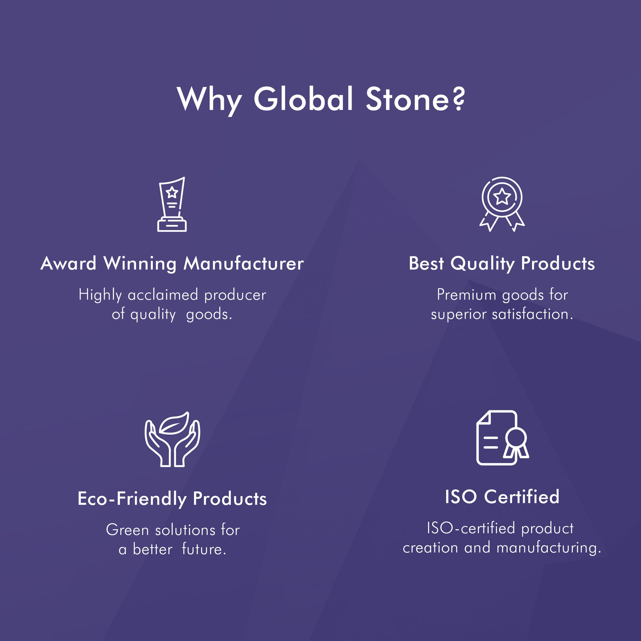 why global stone graphic