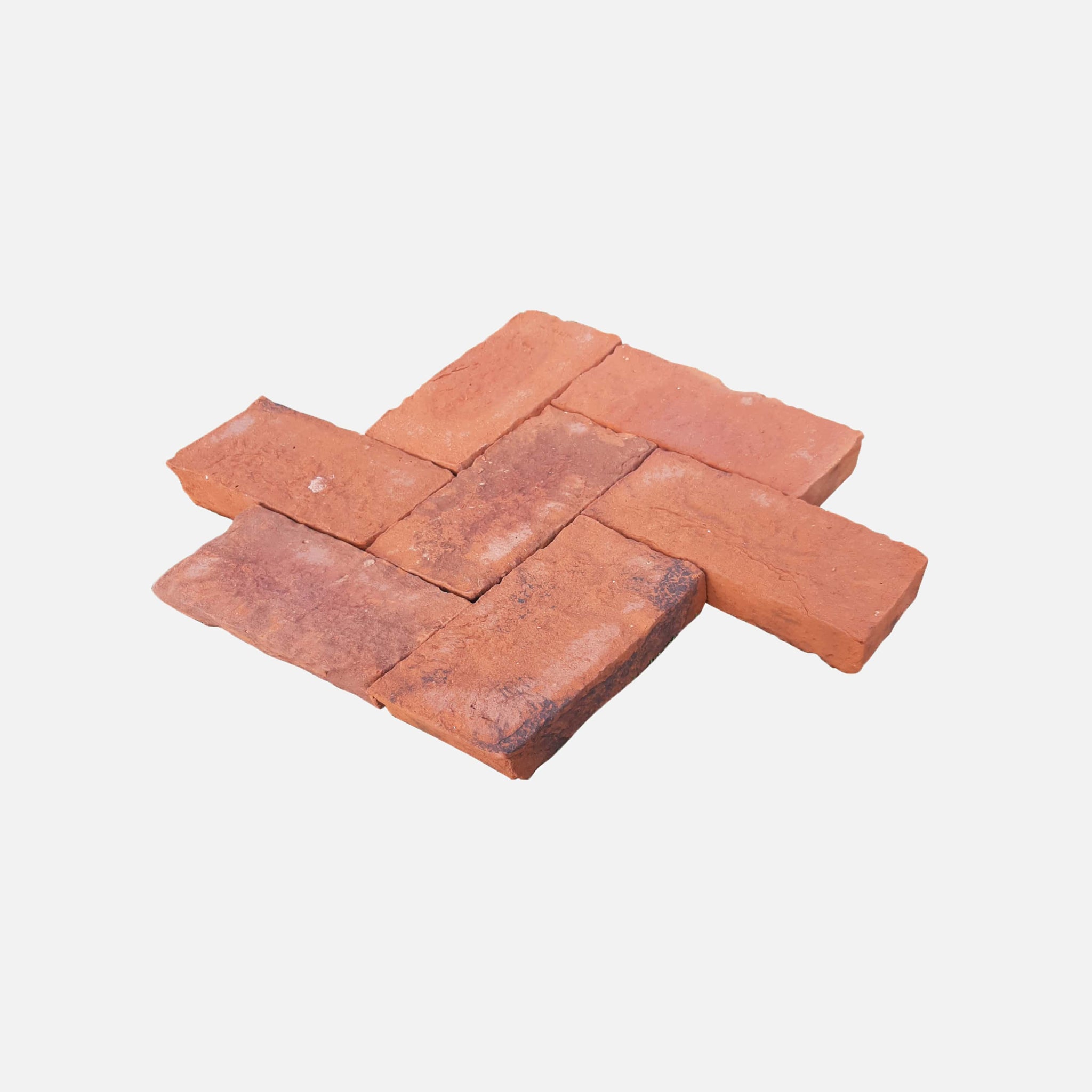 clay pavers rustic flame display image